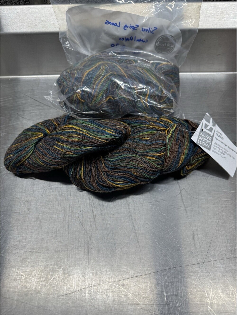 Silver Spring Looms Hand Dyed Multicolor 2 Skein Lot